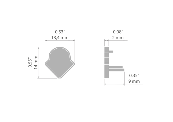 Abschlusskappe ist ideal für Unterschrankbeleuchtung in Küchen